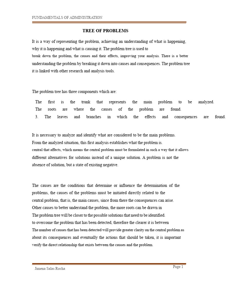 Problem Tree and Ishikawa Diagram PDF | PDF | Causality