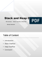 Stack and Heap Overflow