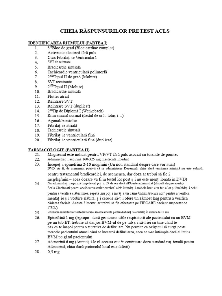 Acls | PDF