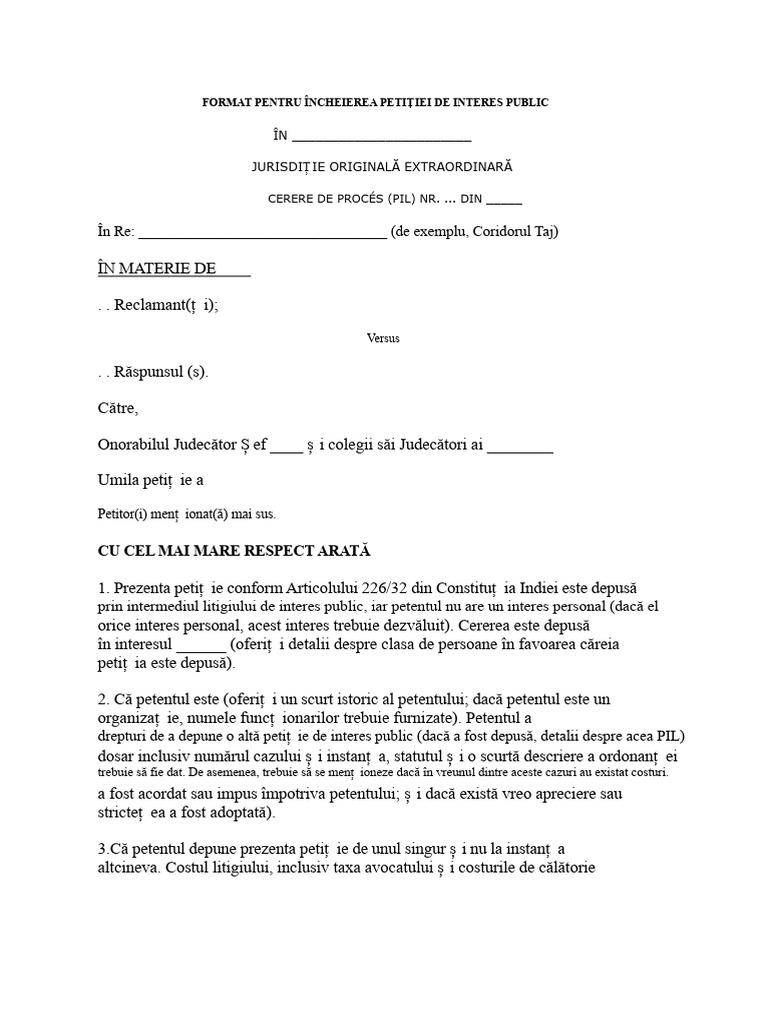 Format PIL Nou | PDF