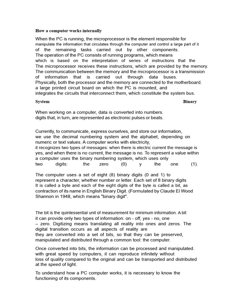 Understanding Computer Components | PDF | Random Access Memory ...