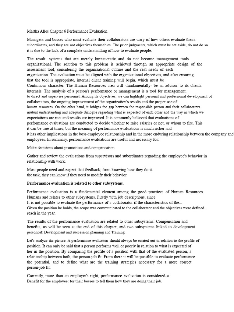 Performance Evaluation Best Practices | PDF | Performance Appraisal ...
