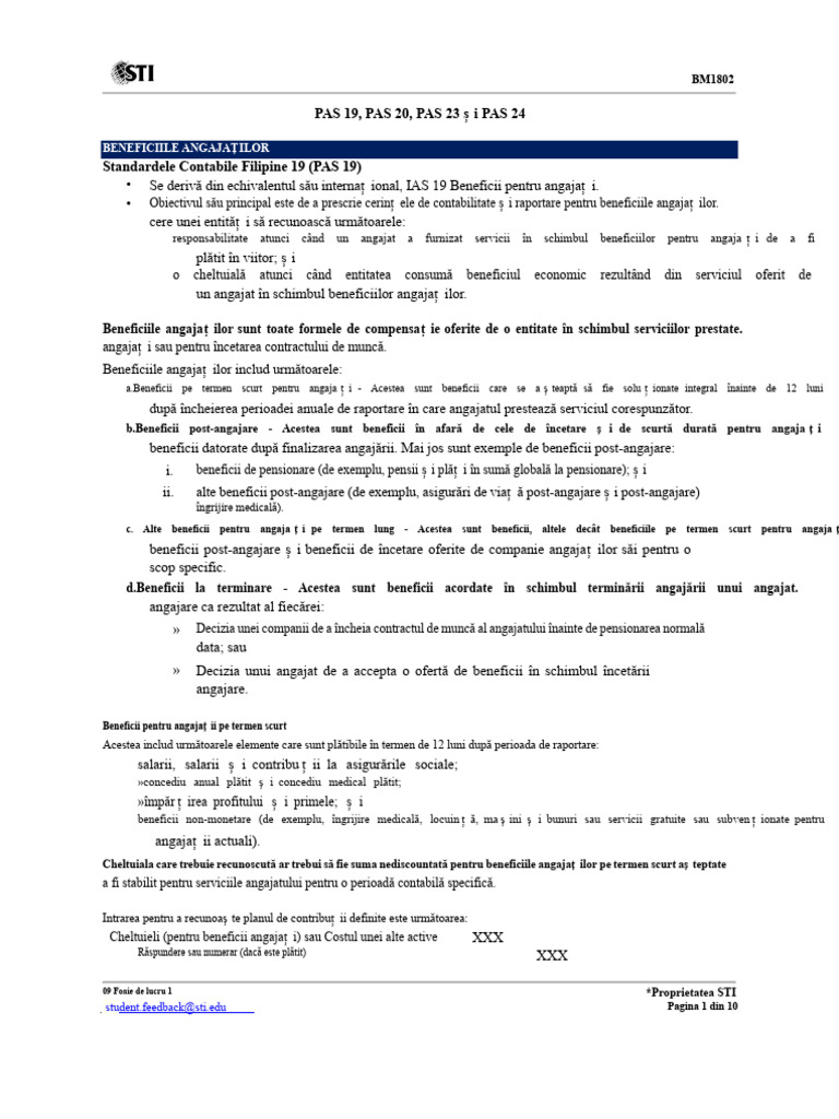 09 Foaie de Informare 1 | PDF