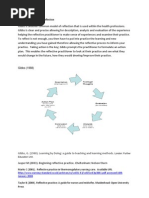 Gibbs Model of Reflection