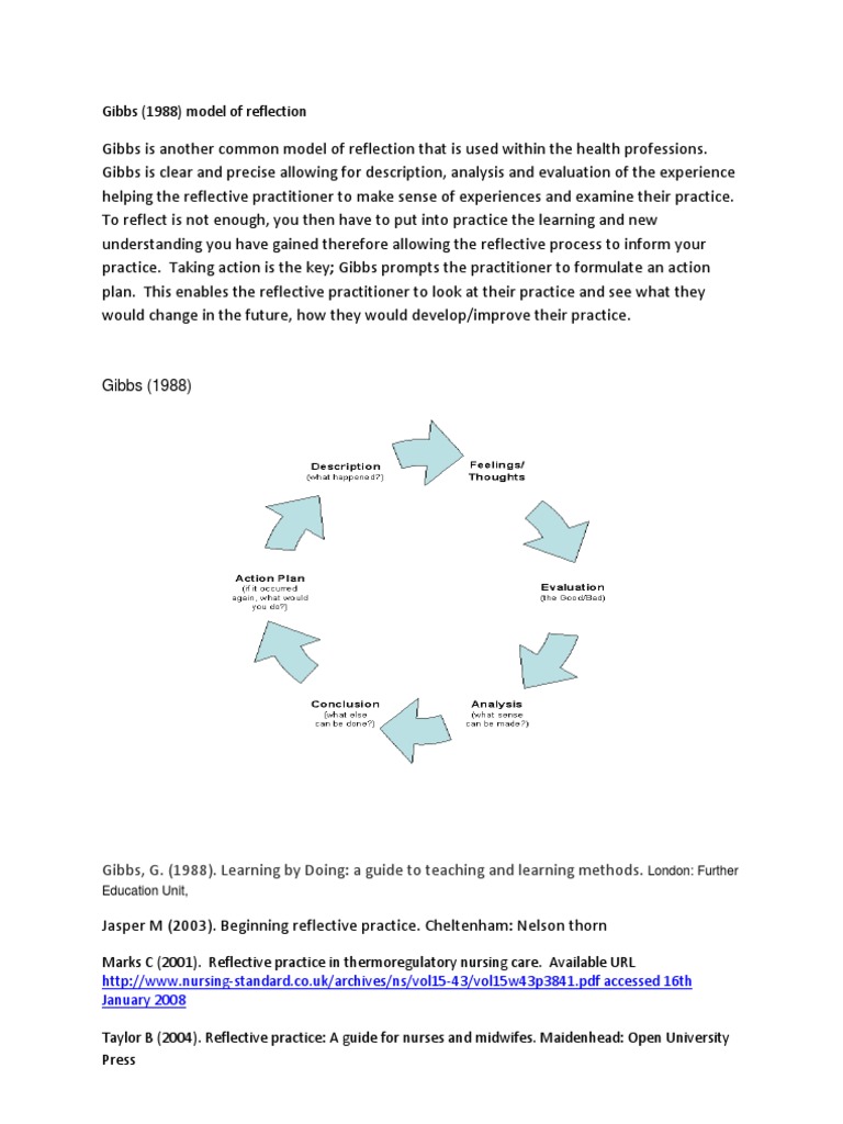 Gibbs Model of Reflection
