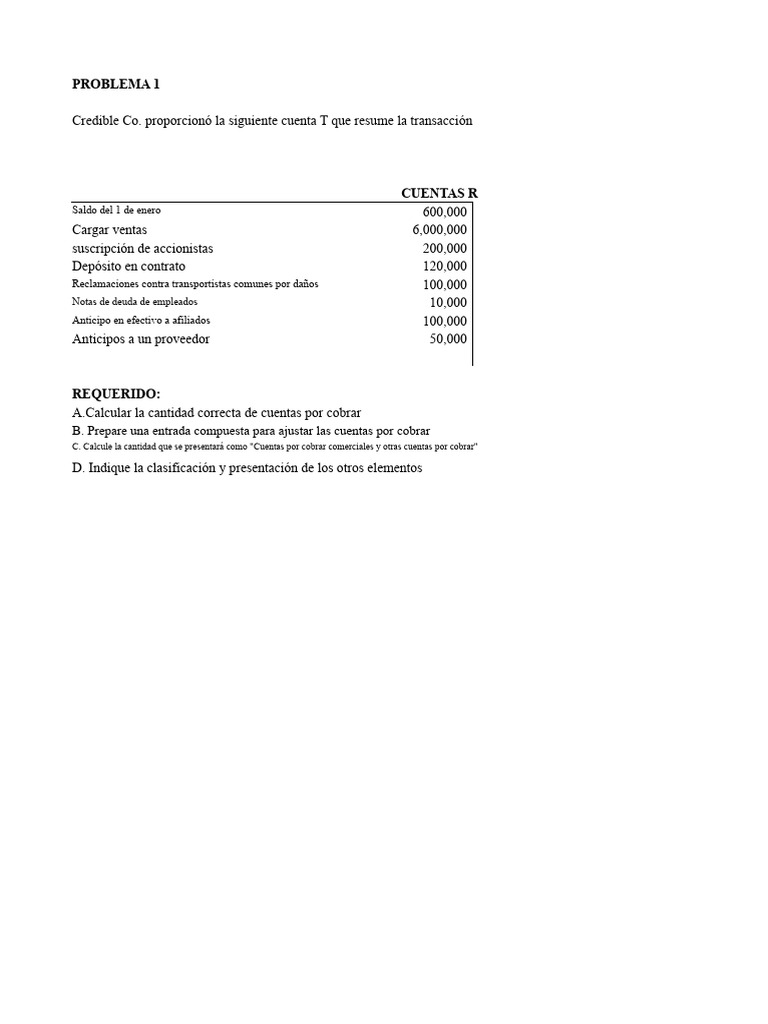 Análisis y Ajustes de Cuentas por Cobrar | PDF | Industrias de servicio ...