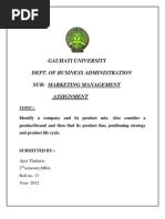 Download Product Mix Assignment by Ajoy Thakuria SN91249652 doc pdf