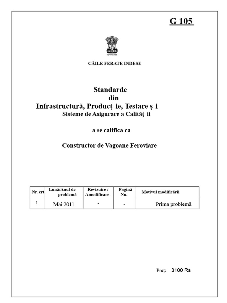 Standard G 105 | PDF