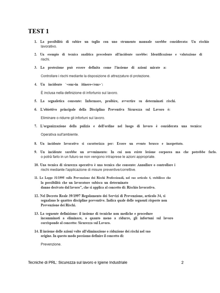 Pretest | PDF