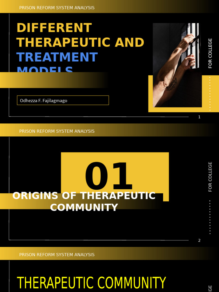 Therapeutic Community in Prison Reform | PDF | Prison | Rehabilitation ...