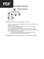 8 Puzzle State Space Representation of Problems