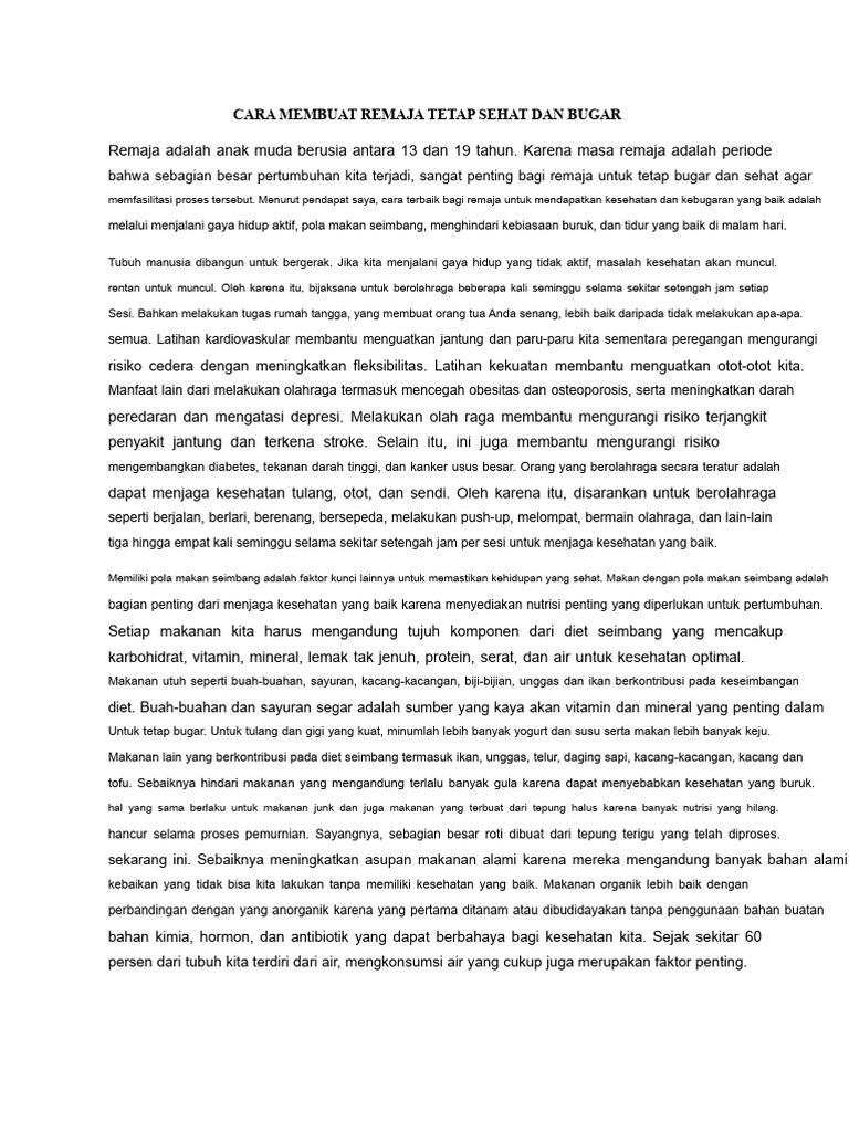 Example of Writing An English Essay | PDF