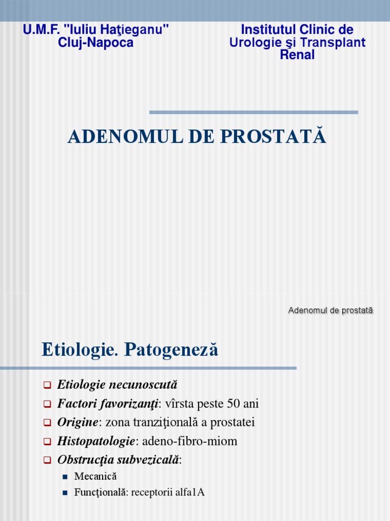tratament medicamentos pentru adenom de prostata)