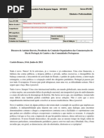 Discurso António Barreto