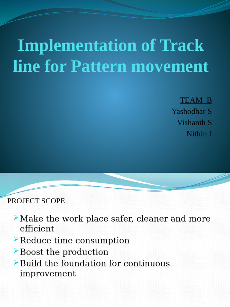 Track Line Implementation for Pattern Movement | PDF