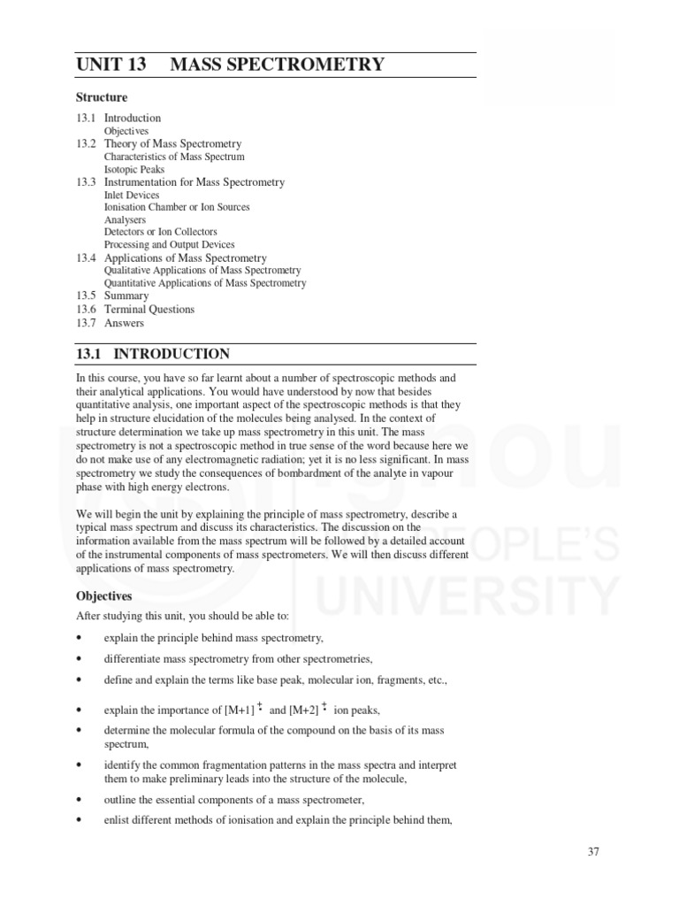 Inbound 2933124048927438180 | PDF | Mass Spectrometry | Molecules