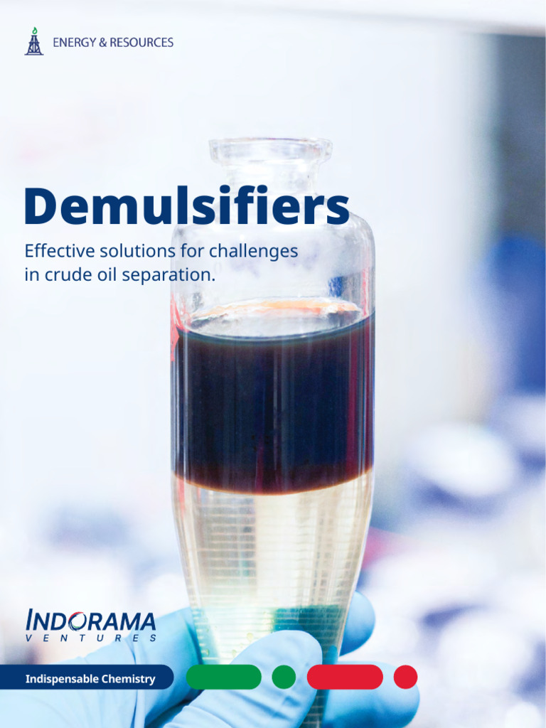 Demulsifiers for Crude Oil Separation | PDF | Emulsion | Solubility