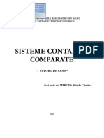 Curs Complet - Sisteme Contabile Comparate - 2010