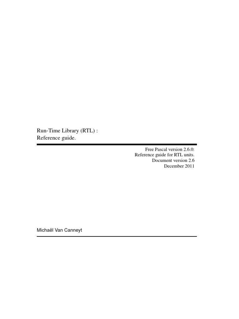 Rtl Computer Programming Areas Of Computer Science