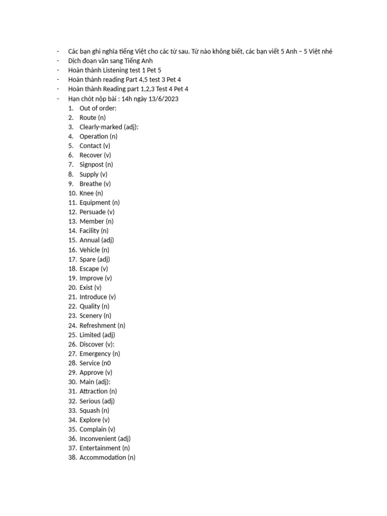 Pet 4 Test 3,4 | PDF