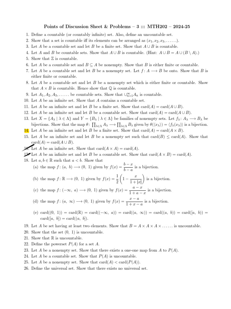Countable and Uncountable Sets Explained | PDF | Mathematical Logic ...