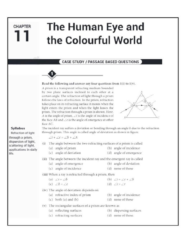 Human Eye Case Study | PDF