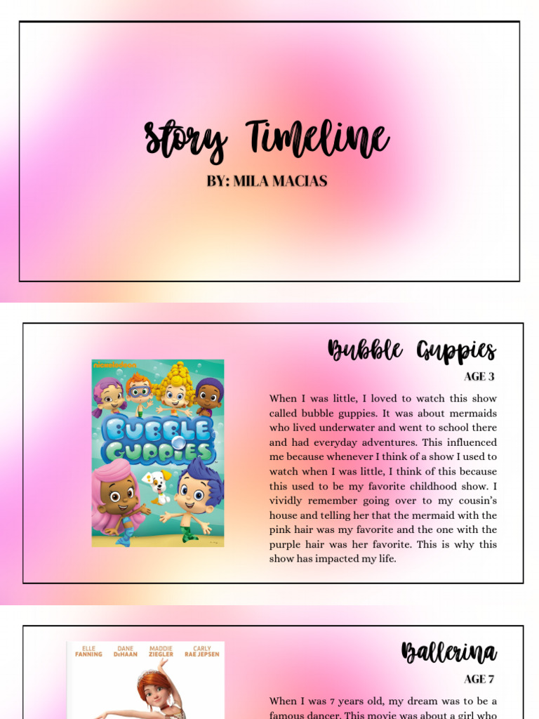 Influential Childhood Shows and Dreams | PDF