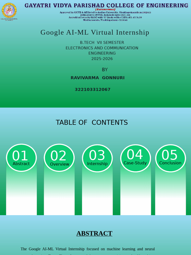 Aiml Int Ppt | PDF | Machine Learning | Computer Vision