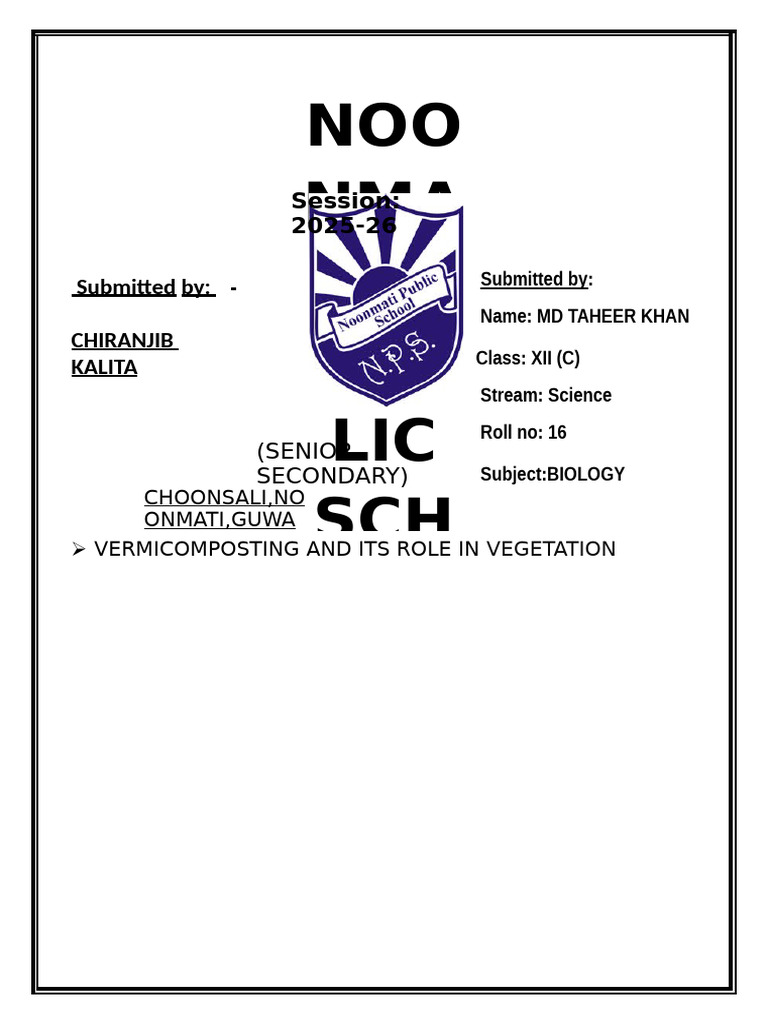 Bio Front Page Me 2 | PDF
