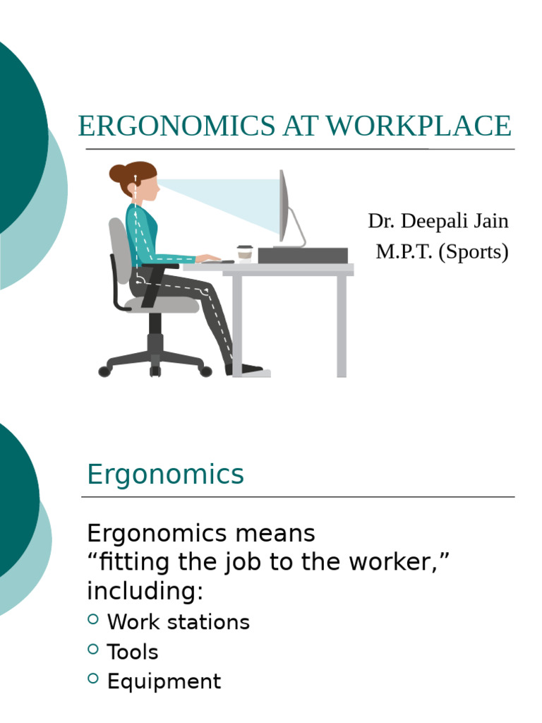 Workplace Ergonomics for Injury Prevention | PDF | Diseases And ...