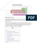 Tabla Periódica de Los Elementos