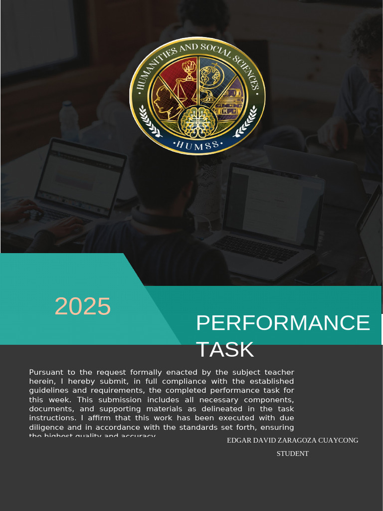 2025 Performance Task Submission | PDF
