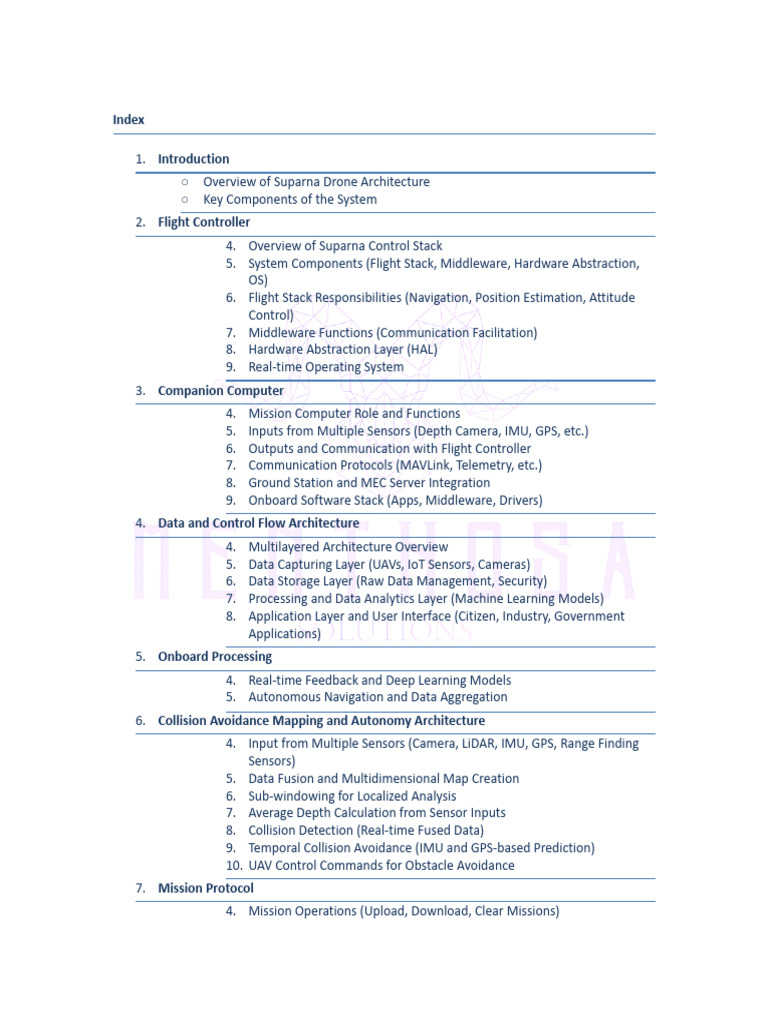 Suparna UAV System Architecture Overview | PDF | Unmanned Aerial ...