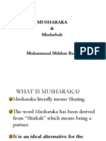 Musharakah & Mudarbah