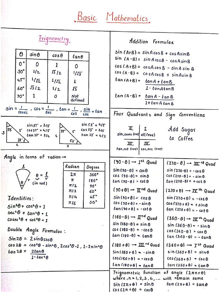 Basic Maths | PDF
