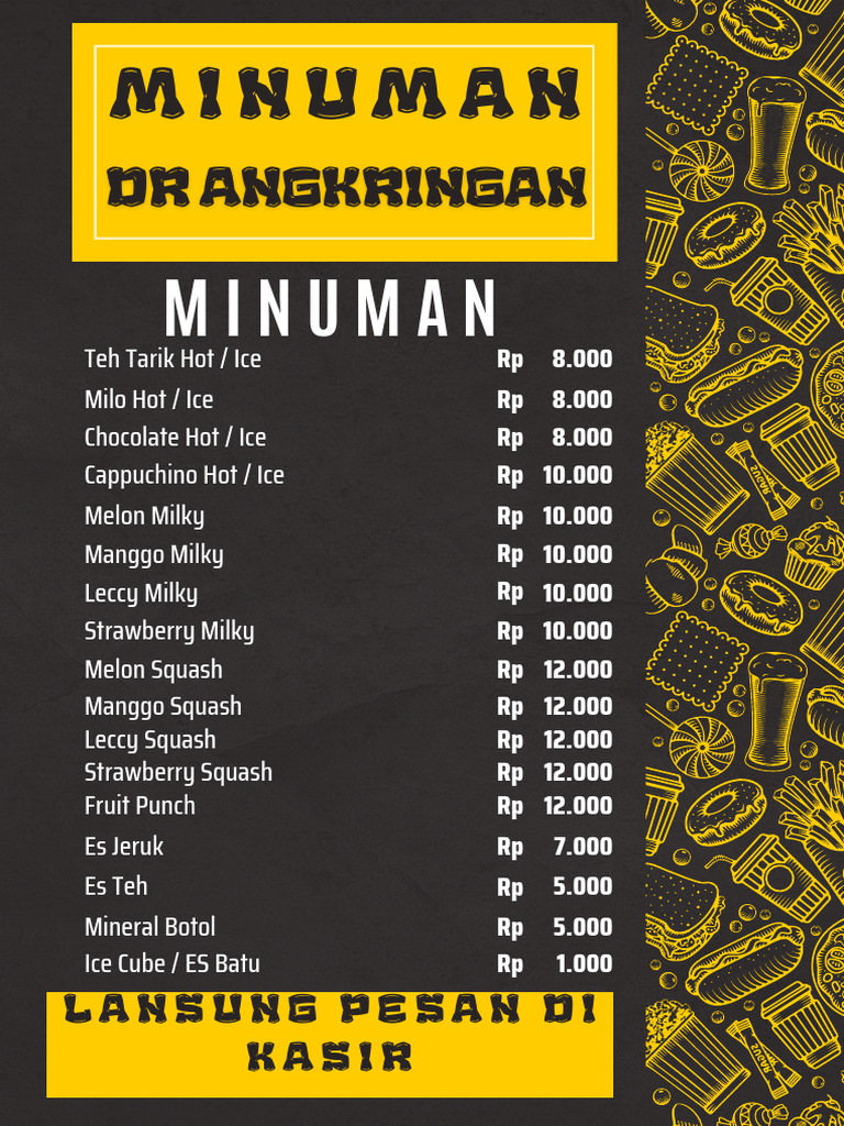 Minuman DR Angkringan | PDF