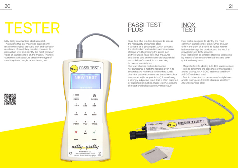 Passi Test Plus: Stainless Steel Assessment | PDF | Stainless Steel | Steel