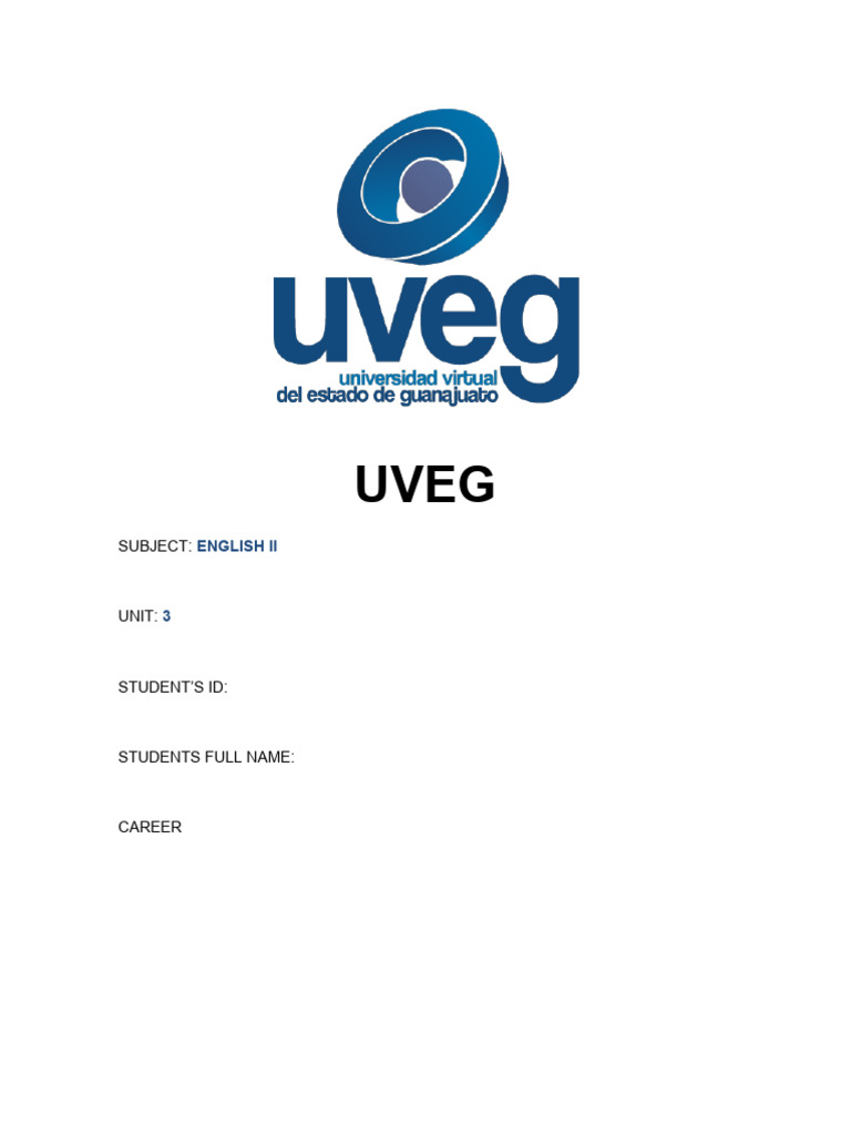 English II Unit 3 Exercises Guide | PDF