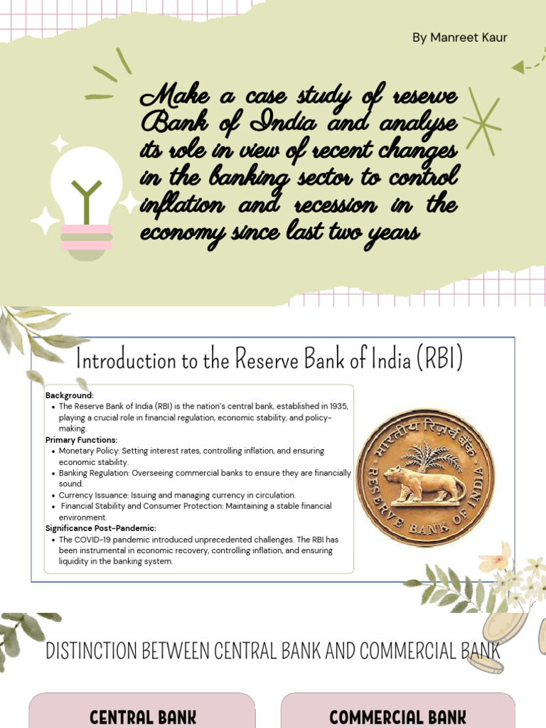 Banking Final Project | PDF | Banks | Reserve Bank Of India