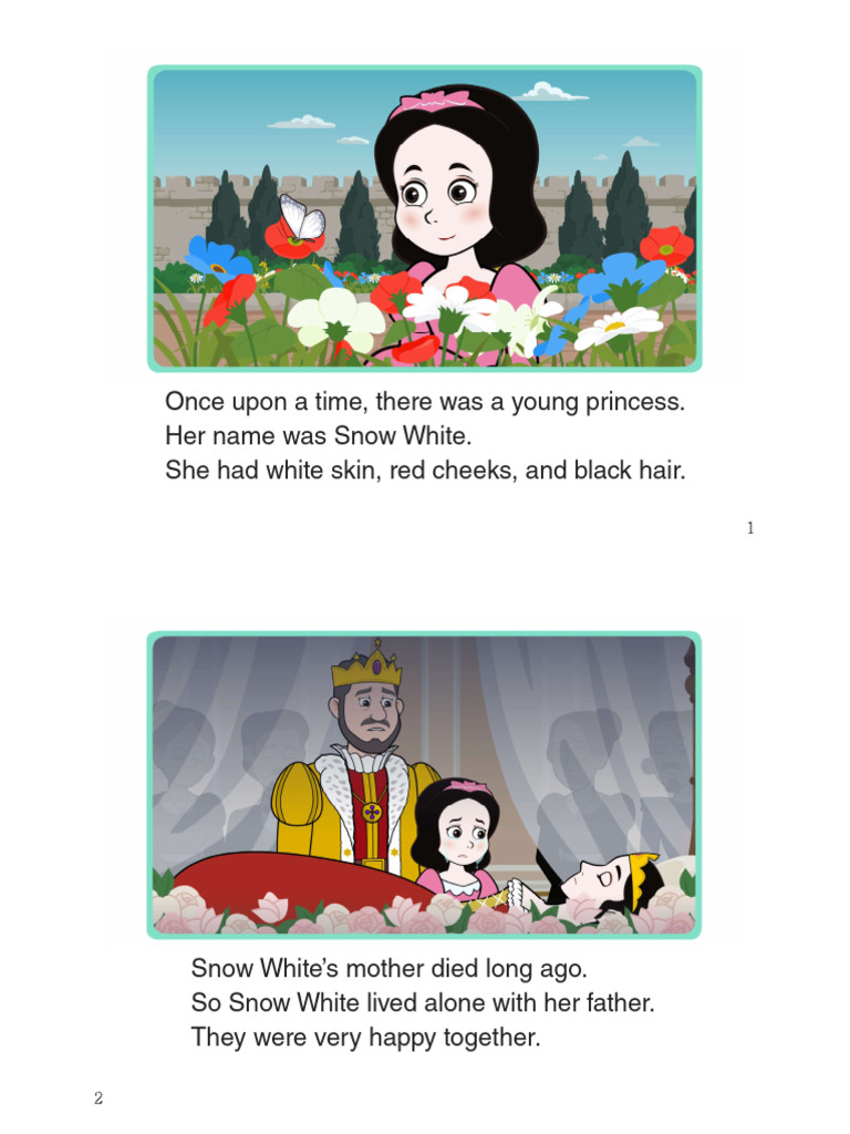 Snow White's Early Life and Stepmother PDF