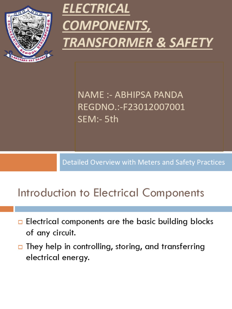 Electrical Components | PDF | Transformer | Inductor