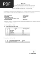 RTO Form 22: Vehicle Compliance Certificate | PDF | Transport | Vehicles