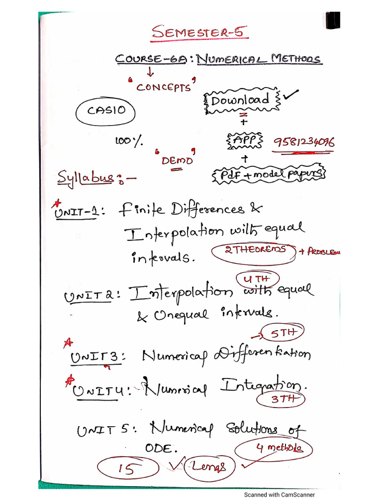 Unit 1 Class 1 Numerical | PDF