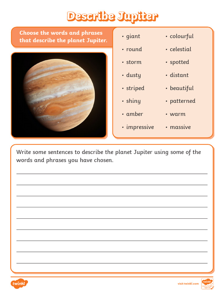Describe Jupiter | PDF