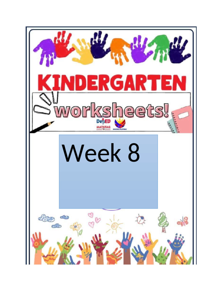 Kinder Week 8 | PDF