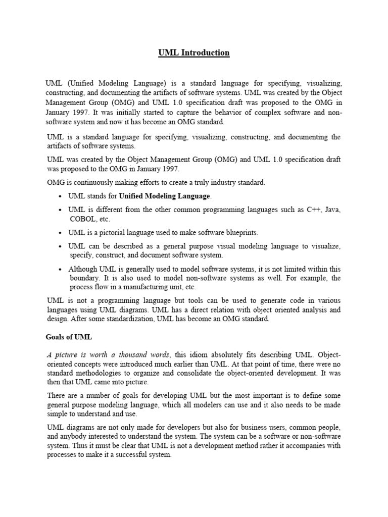 Unit 3 UML Notes | PDF | Unified Modeling Language | Class (Computer ...
