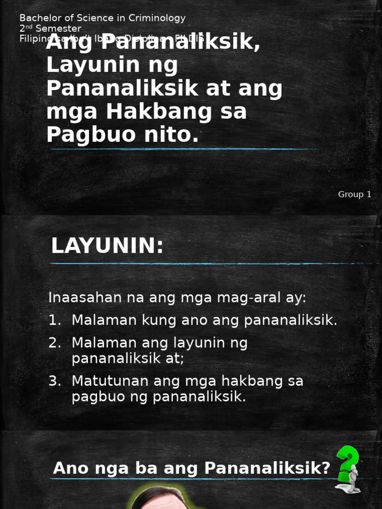 Fildis Group 1 | PDF