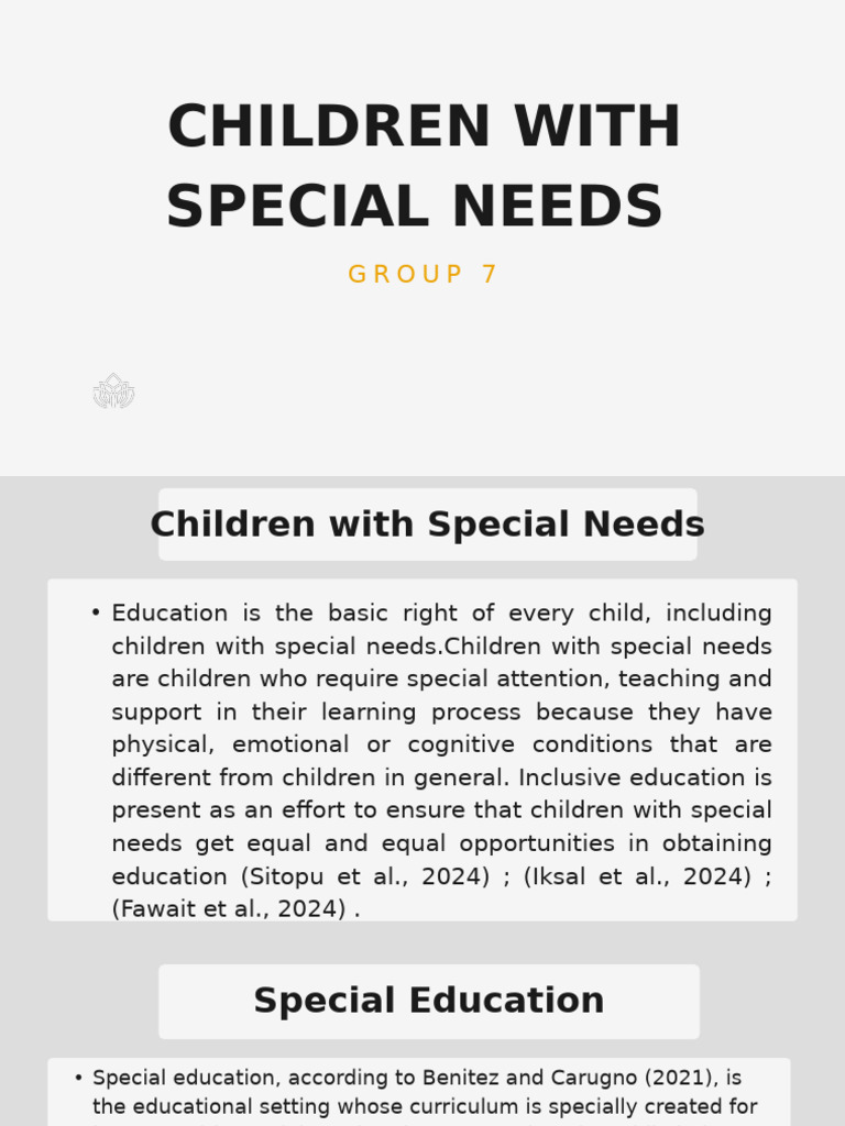 Special Education Challenges in the Philippines | PDF | Special ...