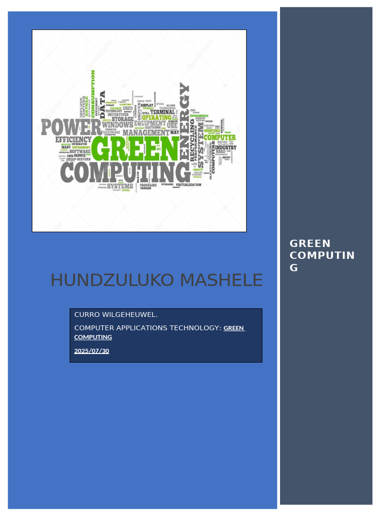 Green Computing Solutions for Schools | PDF | World Wide Web | Internet ...