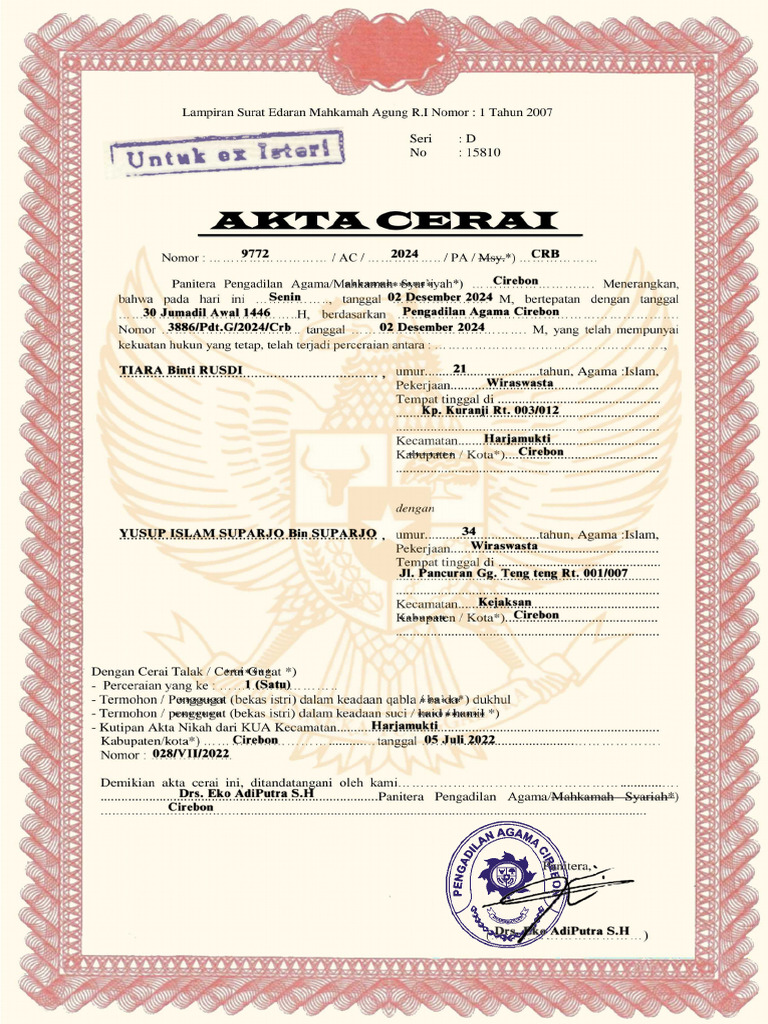 Akte Cerai | PDF
